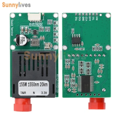MARKENLOS TTL Optical Transceiver Module TTL to Fiber Module FC RX/TX/AV/VCC/GND for Drone