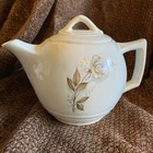 Vintage McCoy 1959 Brown Rose Pottery Teapot