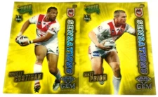 2010 NRL CHAMPIONS CARD SENSATION GEM CHASE CARD TEAM SET(2)-DRAGONS-SG23 +SG24