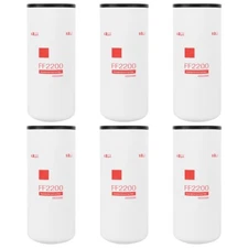 6 PCS Fuel Filter For Cummins Fleetguard FF2200 4920586 Cummins ISX