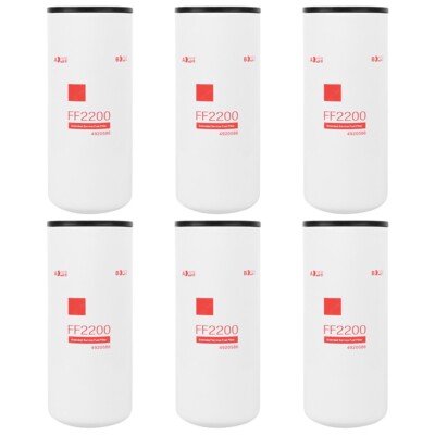 6-pcs-fuel-filter-for-cummins-fleetguard-ff2200-4920586-cummins-isx-ebay