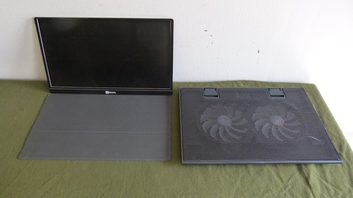Lot of 2 - ARZOPA Type-c HDMI Portable Display and Laptop Cooling Pad
