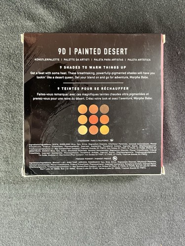 Morphe 9D Painted Desert Artistry Lidschattenpalette 9 Farbtöne, Neu mit Karton! - Bild 2 von 3
