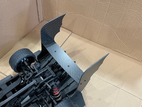 Carbon Fiber S Wing for speed run fit Arrma Limitless 6s BLX - Picture 5 of 7