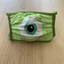 Disney Parks Pixar Mike Character Pattern Cloth Face Mask PPE Medium - Brand New