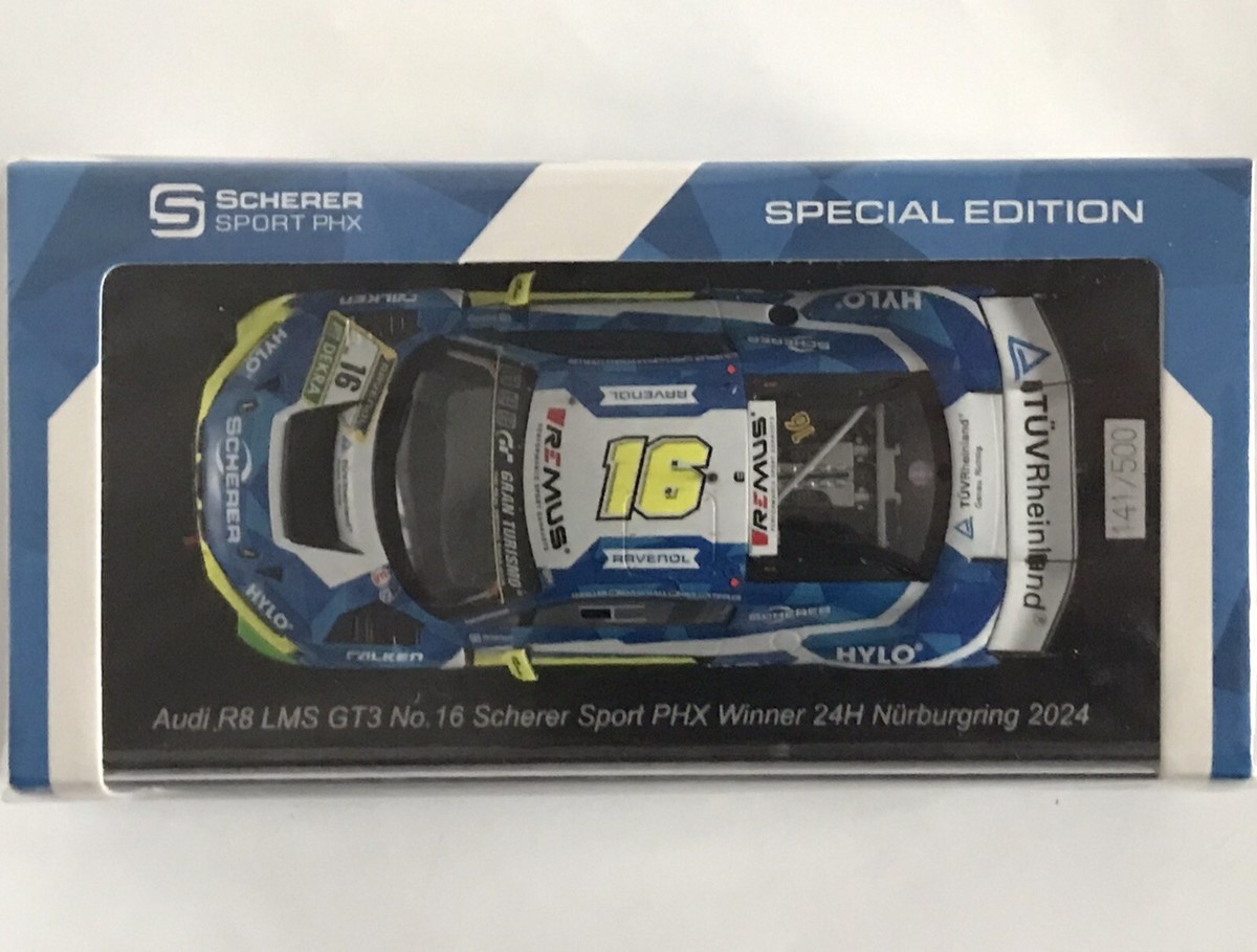 Spark 20242416 Audi R8 LMS GT3 Scherer PHX #16 Winner 24h