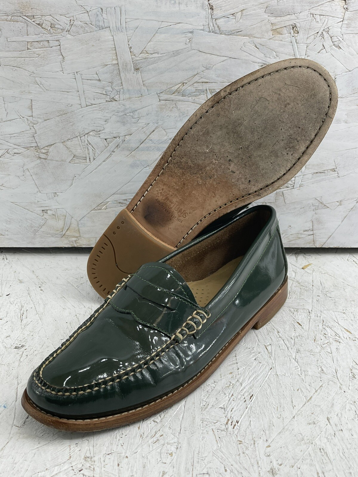 Whitney G.H. BASS WEEJUNS Hunter Green 