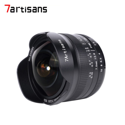7artisans 7.5mm F2.8 II MF Manual Focus Ultra Wide Lens for Sony E-mount Camera