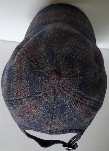 Tweedie Ardmore Tweed Wool Adjustable Baseball Cap Hat Made In Scotland - EUC - Picture 4 of 6