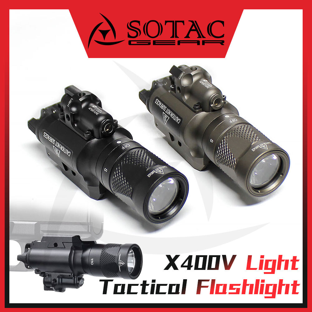 Torcia LED WADSN X400V Per Pistola – Luce Stroboscopica Con Puntatore Rosso – Metallica - Foto 5