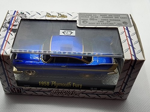 M2 GROUND-POUNDERS Super Chase 1958 PLYMOUTH FURY - Extremely Hard to Find - Picture 2 of 6