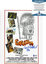 DIRECTOR CARL GOTTLIEB SIGNED 'CAVEMAN' 8x10 MOVIE POSTER PHOTO BECKETT COA BAS