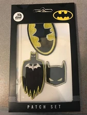 Batman Embroidered Set of 3 Patches Bioworld Patch