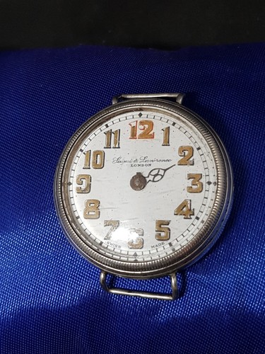 saqui and lawrence ww1 silver trench watch 1917
