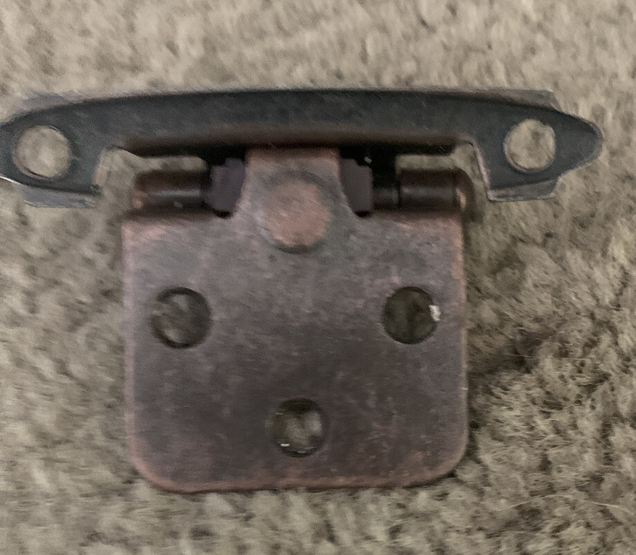 Bronze Kitchen Hinges Self Closing Face Mount Cupboard Door