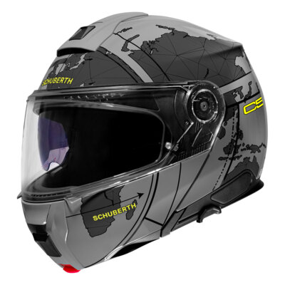 Helm Modular SCHUBERTH C5 Globe Grau Schwarz