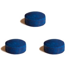 3 Hi-Chrome Billiard Pool Cue Tips by Tweeten Fibre Co.