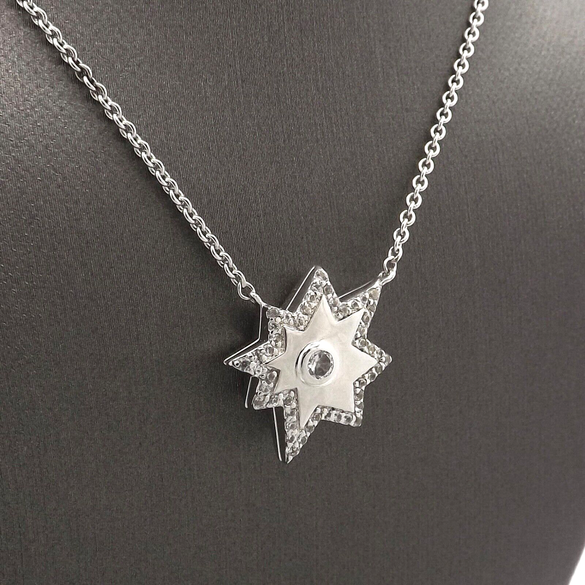 925 Sterling Lucky Star Necklace 925 Silver Jewel Star Necklace