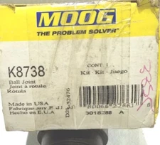 K8738 Moog Suspension Ball Joint Assembly Made In USA K8738 Ball Joint 