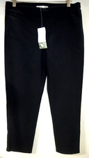 C - NWT 148 Eileen Fisher Black Slim Pants PS Organic Cotton Stretch Twill