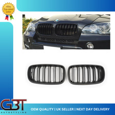 FITS BMW E70 X5 E71 X6 2007-2013 FRONT KIDNEY GRILLE SPORT MATTE BLACK 07-13