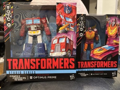 Transformers lot  Studio Series 86 Mtmte Optimus Prime And Hot Rod IN HAND NEW