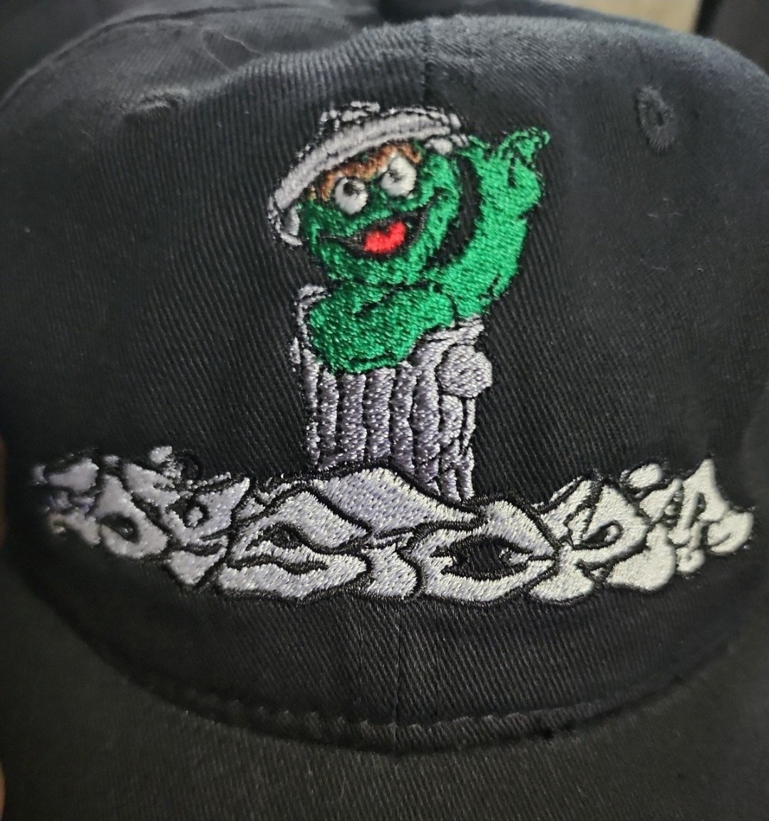 Dystopia Oscar The Grouch Adjustable Hat Punk Crust Vintage