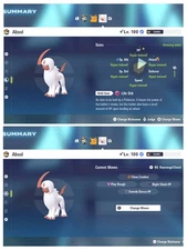 Pokemon Legends ZA! Shiny Absol Battle Ready LVL 100 Hyper Trained