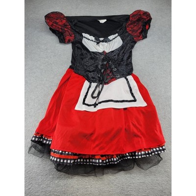 red riding hood corset dress Amazon.com: IMEKIS Little Red Riding Hood Costume for Women Girls:  Halloween Cosplay Adult Velvet Cape Cloak Story Book Fairy Tale Gothic  Corset Skirt Fancy Dress Up Party Outfit Red Small: Clothing, Shoes