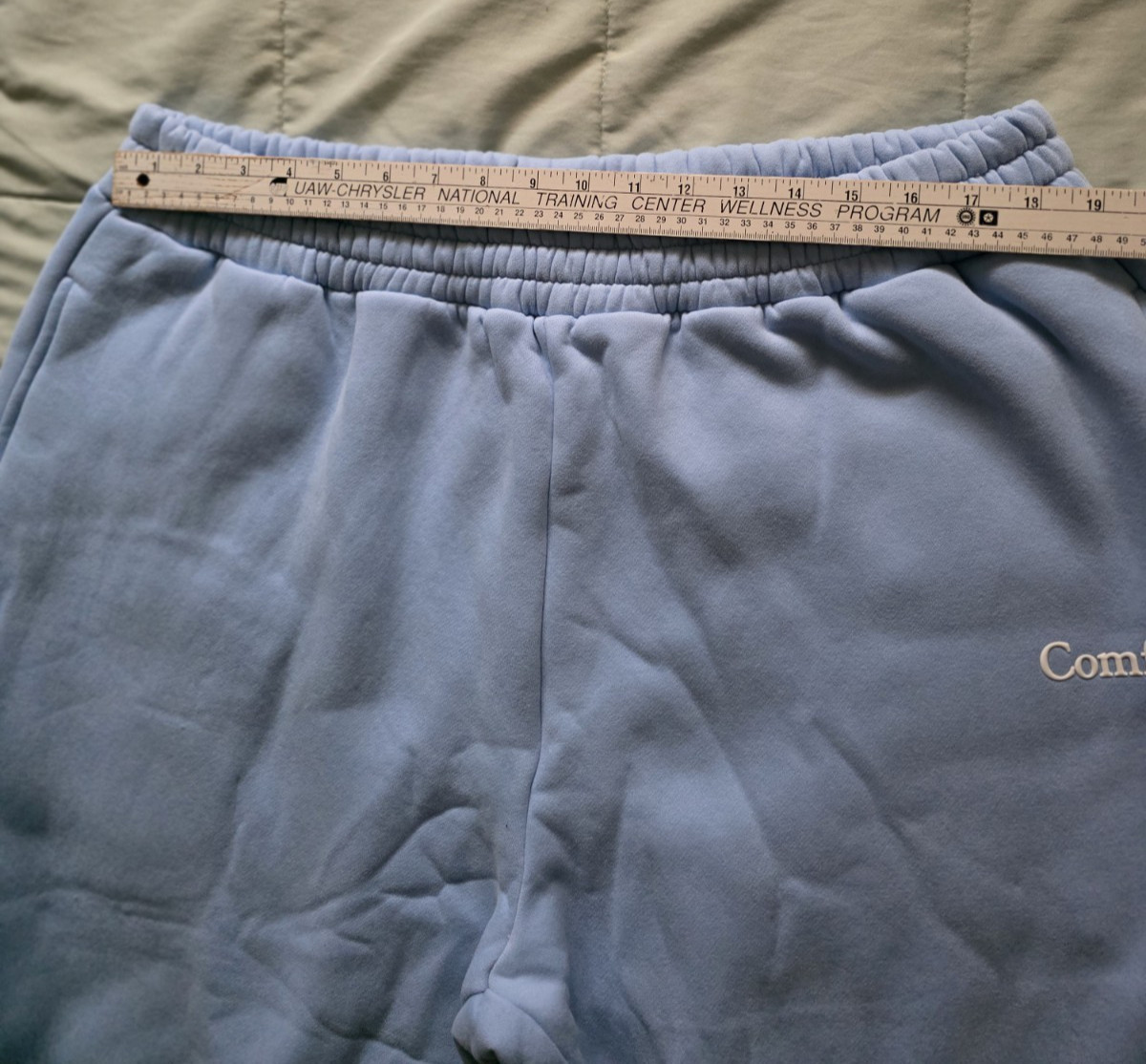 Comfrt Brand Unisex Sweatpants  2XL Oversized  NWT Light Blue