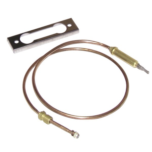 Thermocouple avec plaque DIFF De Dietrich Chappée 84068984 pièce chaudière gaz