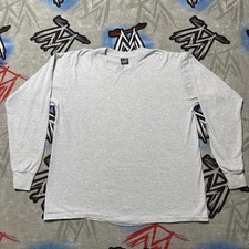 Screen Stars BLANK Long Sleeve VTG Single Stitch Men's XL T-Shirt