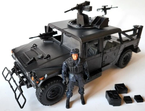 GI Joe Night Ops Humvee w/ Rollbar Figure 2005 DTC Hasbro direct to consumer