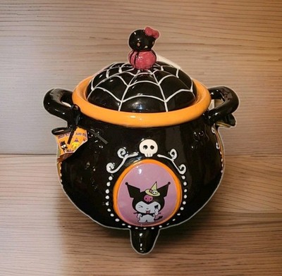 Blue Sky Hello Kitty & Friends Halloween Holiday Cauldron Cookie Jar Brand New