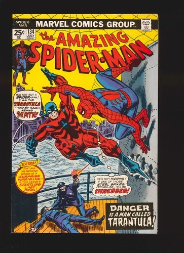 Amazing Spider-Man # 134 - 1st Tarantula, 2nd Punisher VF+ Cond