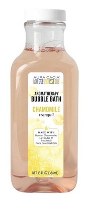 Aura Cacia Chamomile Bubble Bath, Aromatherapy Foaming Bath with Roman Chamom...