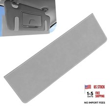 Car Sun Visor Extender, Anti-glare Tumbled Leather Sunlight Blocker 1 PC Gray