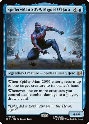 1x Spider-Man 2099, Miguel O'Hara NM-Mint, English Marvel's Spider-Man Eternal M