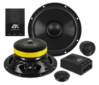 ESX QXE6.2CV2 - 16,5Cm 2-Wege Lautsprecher System Kompo 250 Watt 4Ohm Boxen PKW