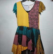 Disney Nightmare Before Christmas Adult Sally Dress Size Large Cosplay Disney