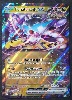 FURIATONANTE EX SVP 145 Promo Holo in Deutsch Black Stars Pokemon