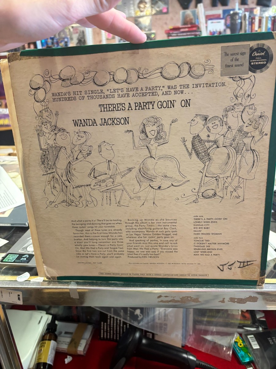 英LP Wanda Jackson Theres A Party Goin On ST1511 CAPITOL /00260 There's a Party Going on Gold - The Sound of Vinyl