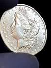 1886  O BETTER-MORGAN SILVER DOLLAR AU BRIGHT  WITH HIGH LUSTER HARD DATE