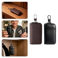 Keychain Key Wallet Key Storage And Organizing Divided Design Compact Key Card