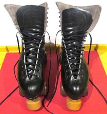 Men Riedell-192 Size-9-1/2 Roller Skates Sure Grip Classic Plates FLO-MAC Wheels