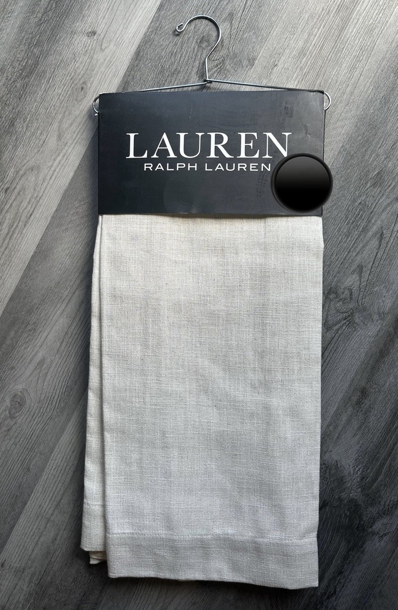 Ralph Lauren Curtain Panels 54” x 96” Belgian Linen Back Tab