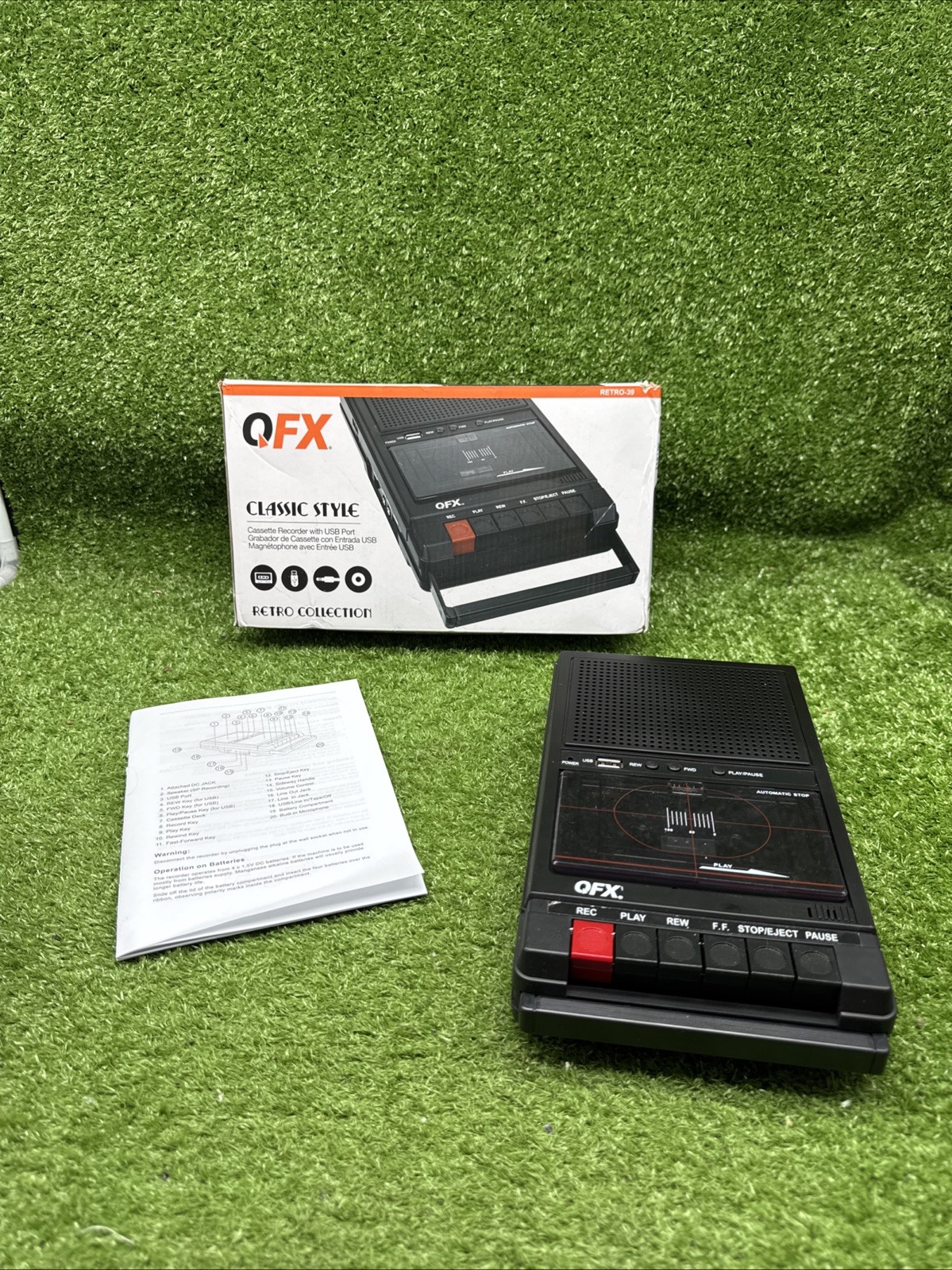 (model Qfx Retro-39) W/usb Port.    S3