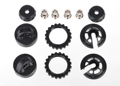 Traxxas 1/10 Rustler 4x4 VXL * GTR Long/XX-Long Shock Caps & Springs Retainers *