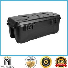 Plano 27 Gal. Storage Box in Black , heavy-duty latches , Lockable