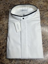 Vintage Van Heusen Dress Shirt Mens 17 1/2 -33/35 Broadcloth